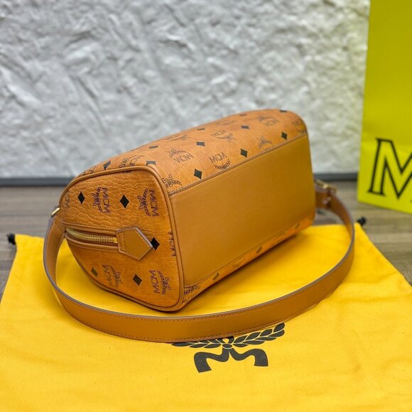 MCM EIla Visetos New Small Boston Bag - Picture 4 of 9